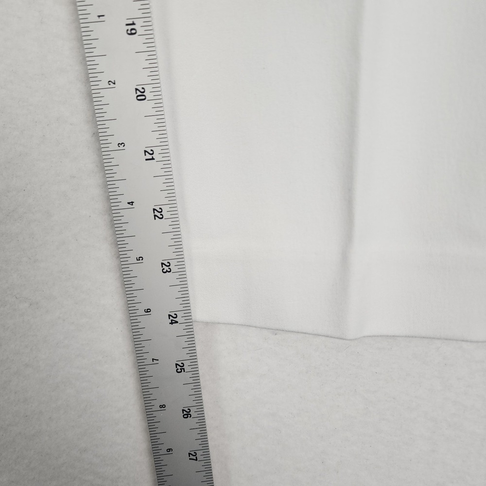 SPANX On-The-Go Ankle Slim Straight Pants Womens Large White High Rise Casual - Picture 5 of 6